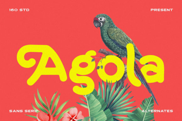 Agola: A Whimsical Display Font That Feels Like Magic on Paper