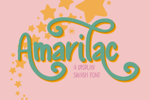 Amarilac: A Display Font That Elevates Handmade Charm