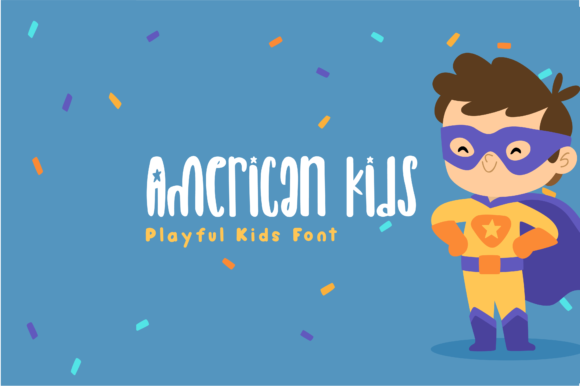 American Kids: A Playful Display Font for Friendly Digital Brands