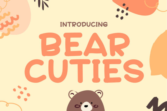 Bear Cuties: A Bold Display Font for Scroll-Stopping Marketing