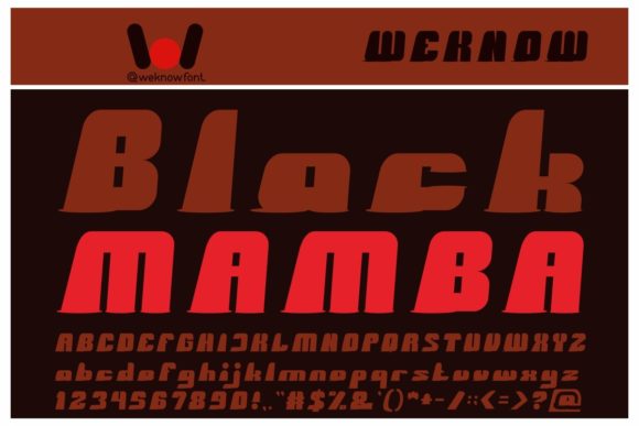 Black Mamba: A Bold Display Font That Elevates Your Brand
