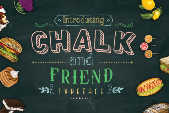 Chalk and Friend: A Display Font That Feels Like Hand-Drawn Charm