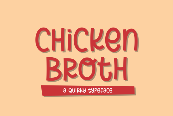 Chicken Broth: A Playful Display Font That Delights in Real Web Layouts