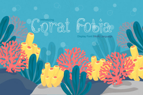 Coral Fobia: A Whimsical Display Font for Modern Web Design