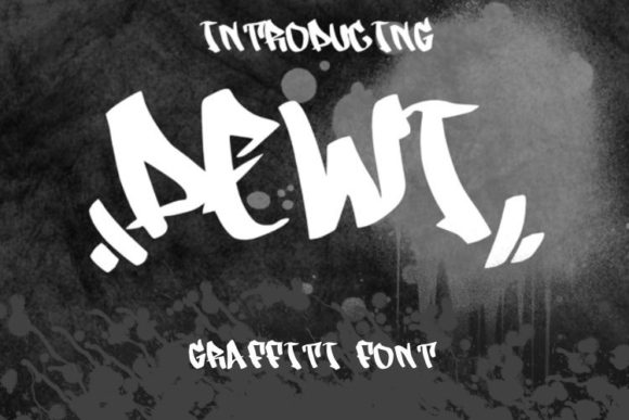 Dewi: A Graffiti-Style Display Font That Elevates Real Branding