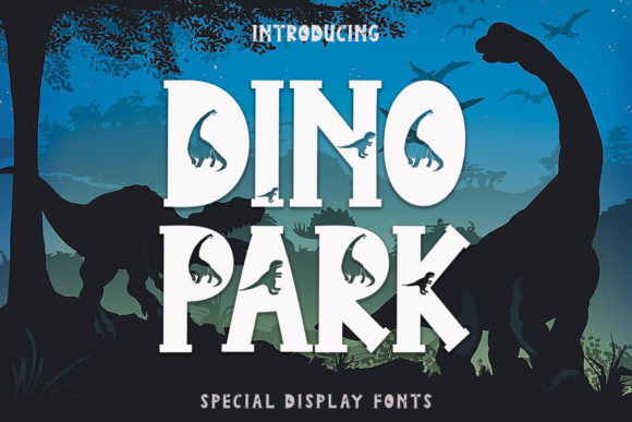 Dino Park: A Playful Display Font That Brings Warmth to Real Business Branding
