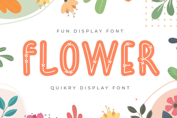 Flower Yellow: A Playful Display Font That Brightens Your Brand