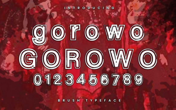 Gorowo: A Display Font That Grabs Attention—Without Screaming