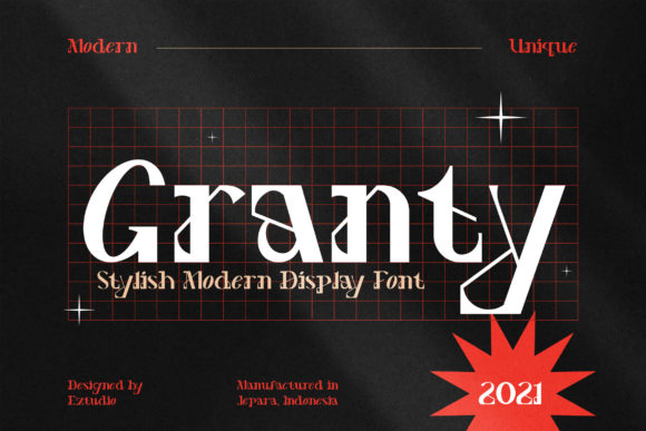 Granty: A Bold Display Font That Elevates Your Brand