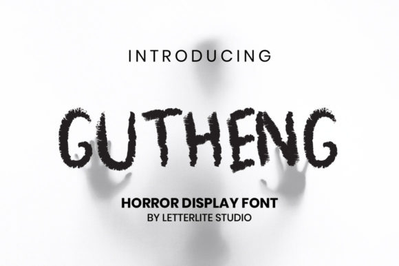 Gutheng: A Bold, Horror-Inspired Display Font That Delivers