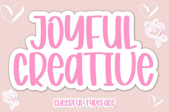 Joyful Creative: A Display Font That Makes Your Brand Feel Intentional