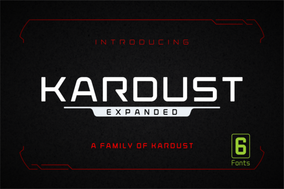 Kardust: A Futuristic Display Font That Elevates Digital Branding