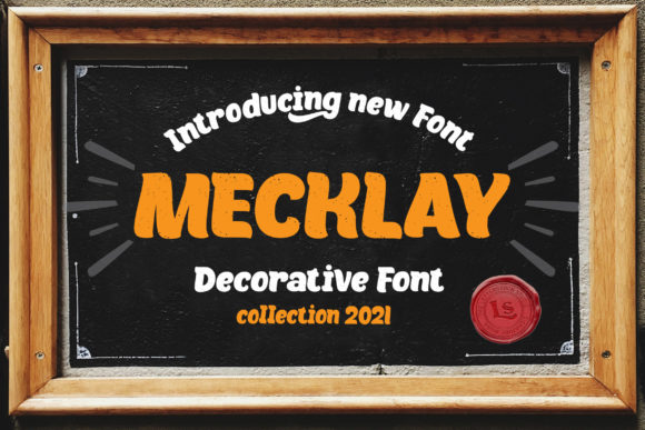 Mecklay: A Retro-Styled Display Font with Editorial Warmth