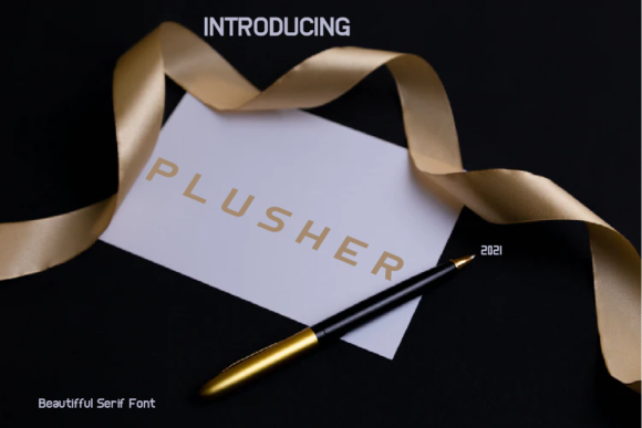 Plusher: A Display Font That Makes Your Headlines Instantly Clear