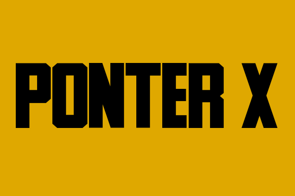Ponter X: A Bold Display Font That Makes Your Brand Stand Out