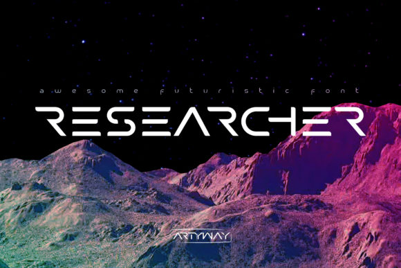 Researcher Font: Clean, Smart Display Type for Handmade Brands