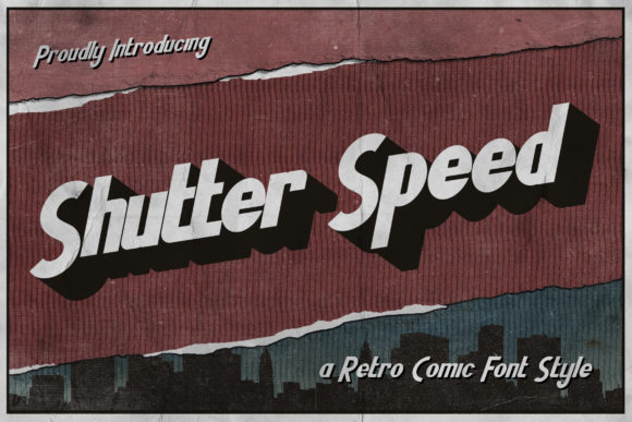 Shutter Speed: A Display Font That Commands Attention