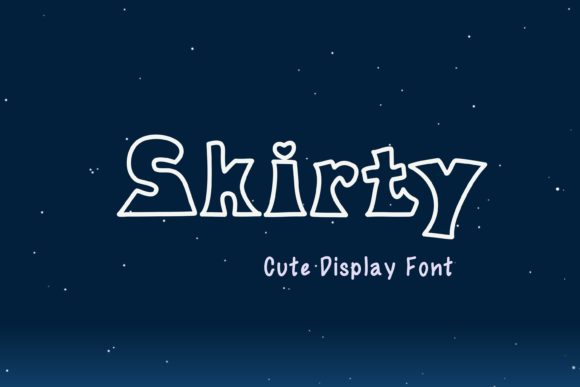 Skirty: A Crafty Display Font That Stands Out—Thoughtfully