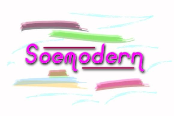 Soemodern: A Display Font That Makes Your Campaigns Instantly Clear