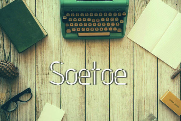 Soetoe: A Clean Display Font for Modern Web Design