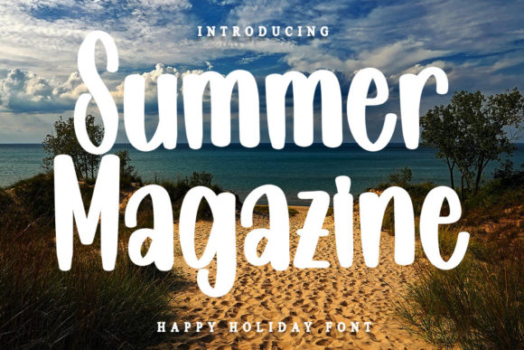Summer Magazine: A Charming Display Font for Digital Brands