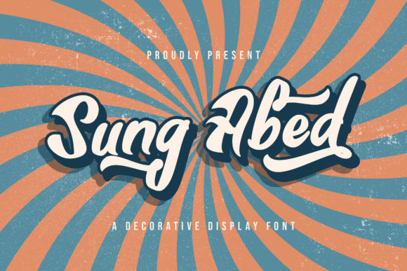 Sung Abed: A Bold Display Font for Confident Digital Branding