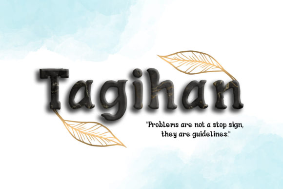 Tagihan: A Playful Display Font for Editorial Charm