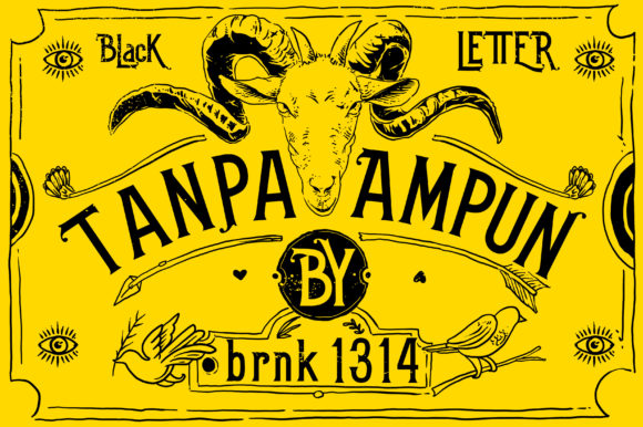 Tanpa Ampun: A Display Font That Demands Attention