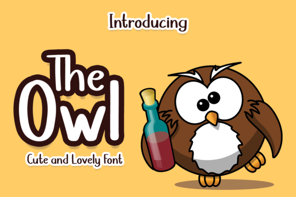 The Owl Display Font: Friendly, Readable & Perfect for Small Business Branding